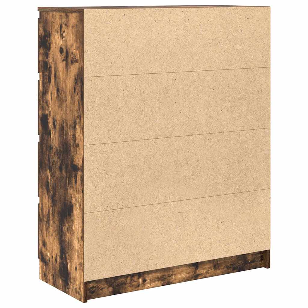 Bufetă Stejar afumat 80x35x99 cm Lemn prelucrat GartenMobel Dekor