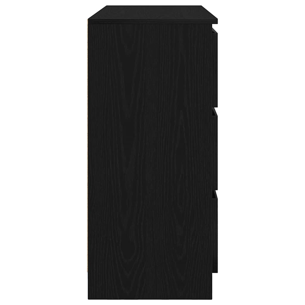 Bufetă Stejar negru 100x35x76 cm Lemn prelucrat GartenMobel Dekor
