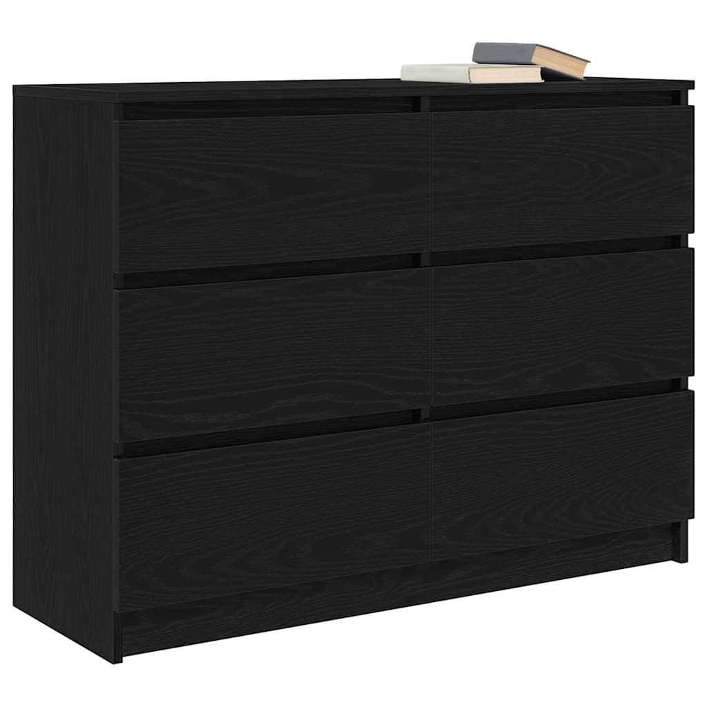 Bufetă Stejar negru 100x35x76 cm Lemn prelucrat GartenMobel Dekor