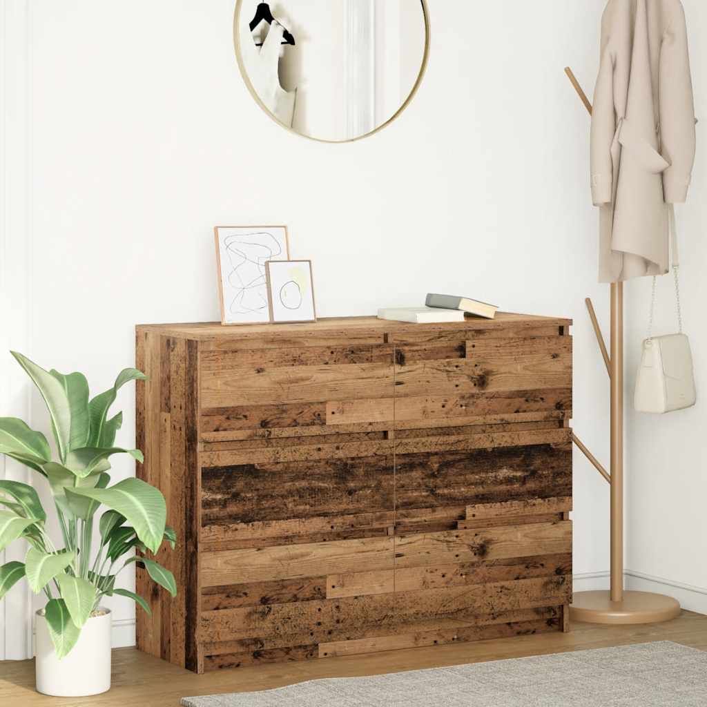 Bufetă din lemn vechi 100x35x76 cm din lemn prelucrat GartenMobel Dekor