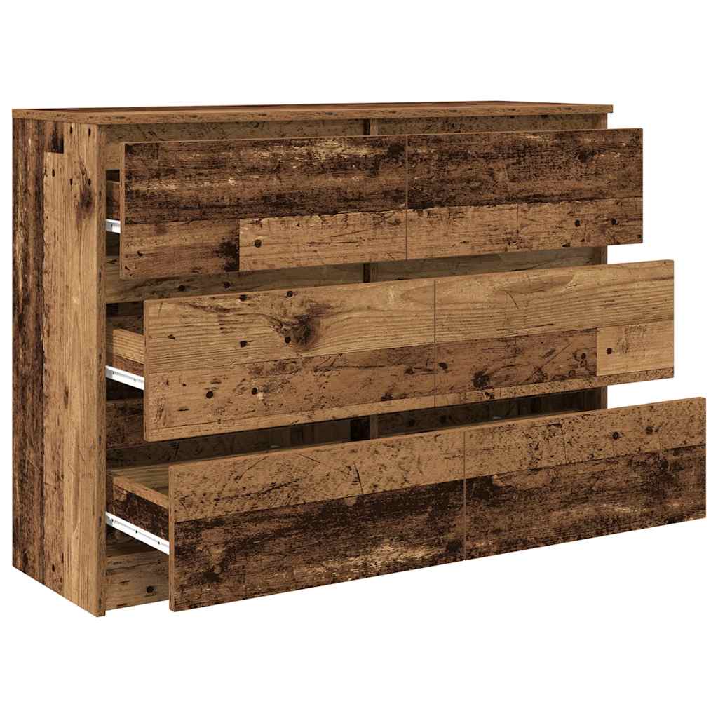 Bufetă din lemn vechi 100x35x76 cm din lemn prelucrat GartenMobel Dekor