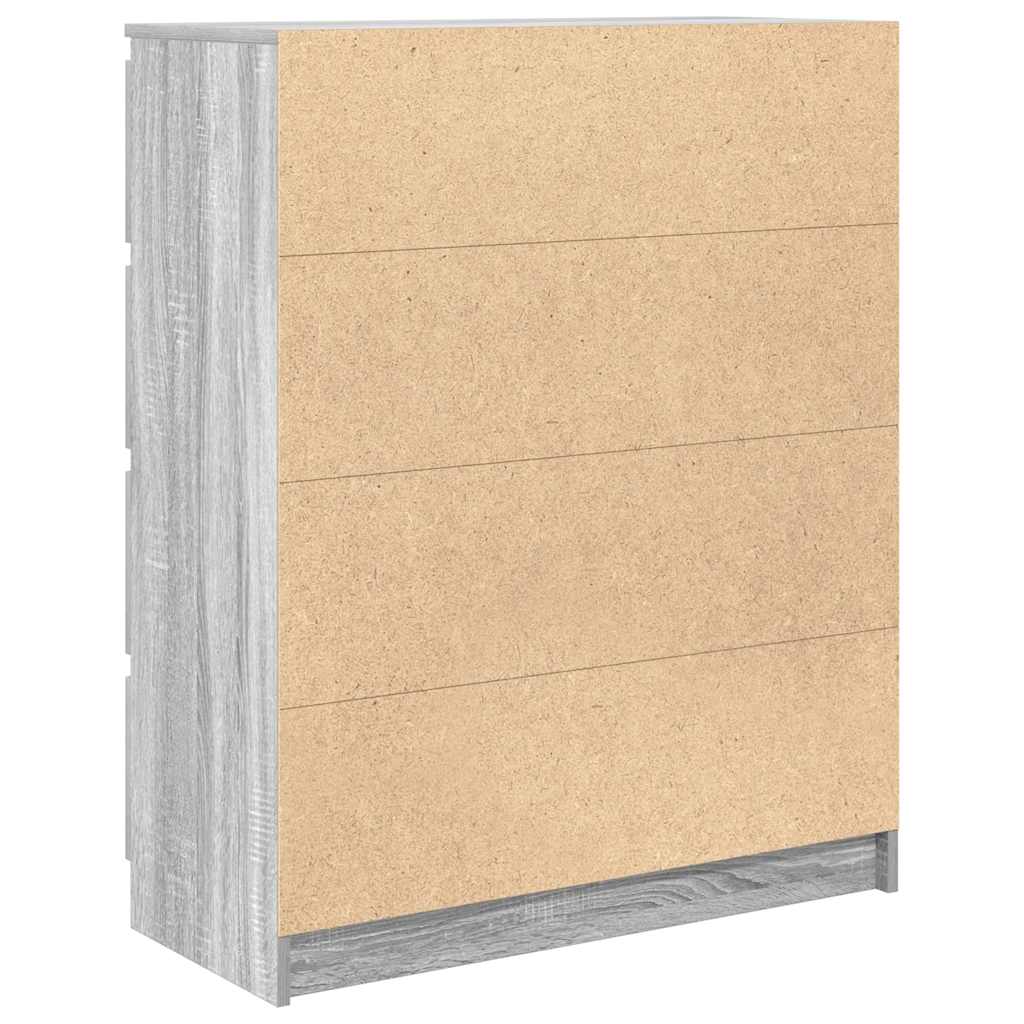 Bufetă gri Sonoma 80x35x99 cm Lemn prelucrat GartenMobel Dekor
