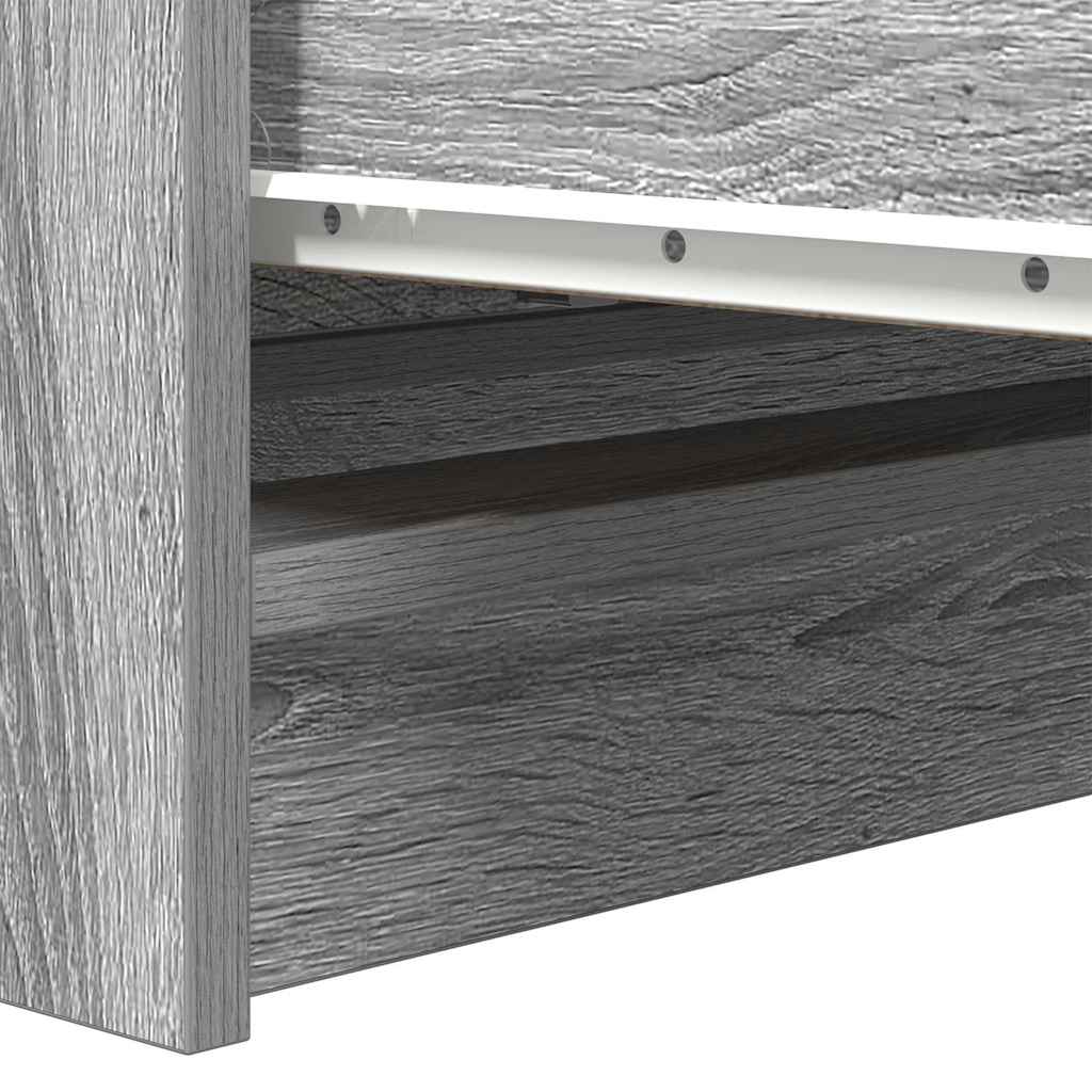 Bufetă gri Sonoma 80x35x99 cm Lemn prelucrat GartenMobel Dekor