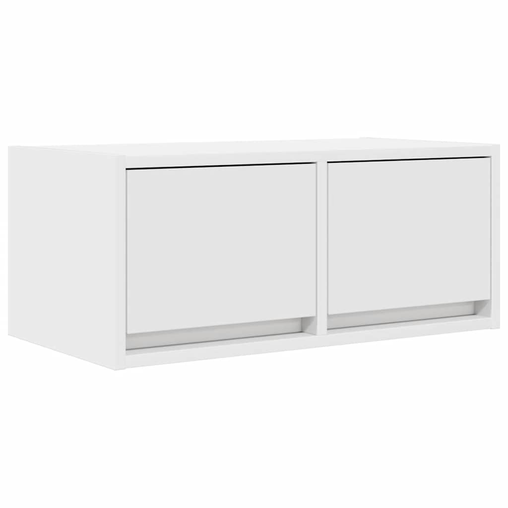 Comodă TV, alb, 60x31x25,5 cm, lemn prelucrat GartenMobel Dekor