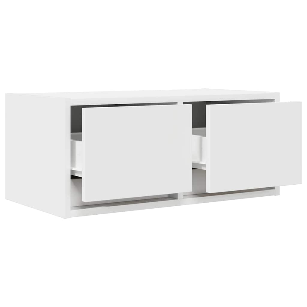 Comodă TV, alb, 60x31x25,5 cm, lemn prelucrat GartenMobel Dekor