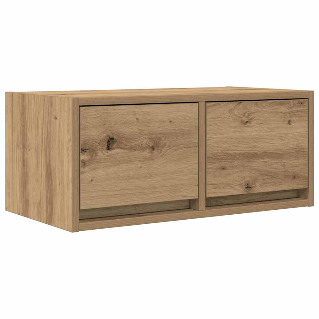 Dulap TV Artisan Stejar 60x31x25,5 cm Lemn prelucrat GartenMobel Dekor