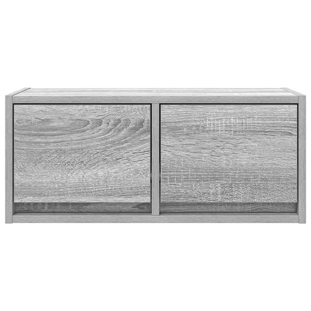 Dulap TV Gri Sonoma 60x31x25,5 cm lemn prelucrat GartenMobel Dekor