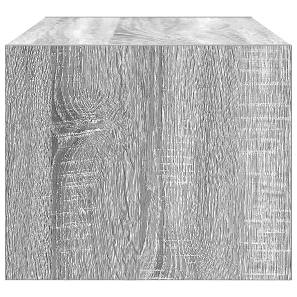 Dulap TV Gri Sonoma 60x31x25,5 cm lemn prelucrat GartenMobel Dekor