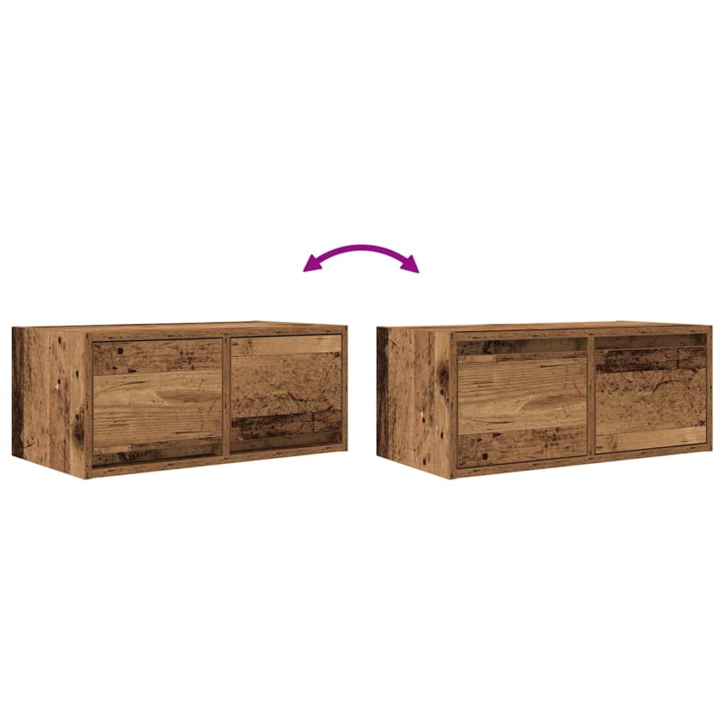 Dulap TV Lemn vechi 60x31x25,5 cm Lemn prelucrat GartenMobel Dekor