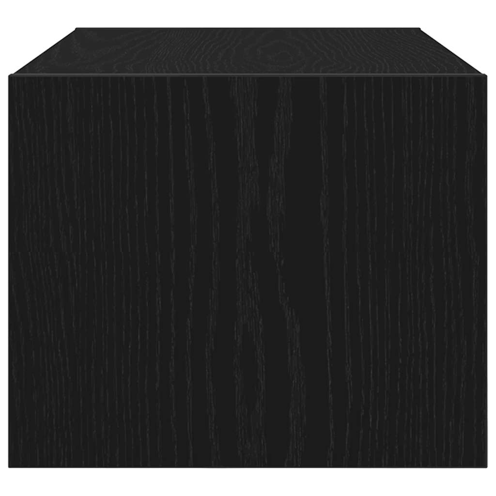 Dulap TV Stejar negru 60x31x25,5 cm Lemn prelucrat GartenMobel Dekor
