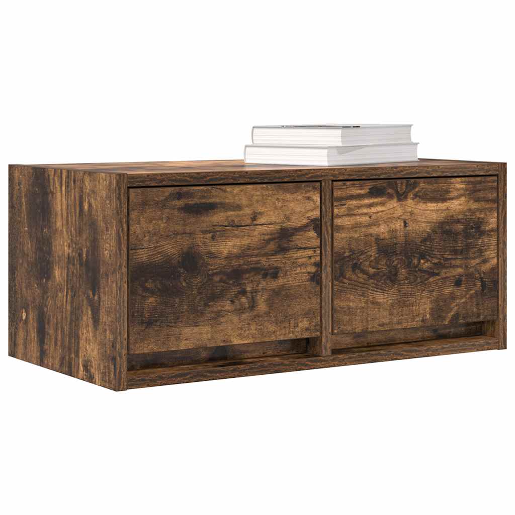 Dulap TV stejar afumat 60x31x25,5 cm din lemn de prelucrare GartenMobel Dekor
