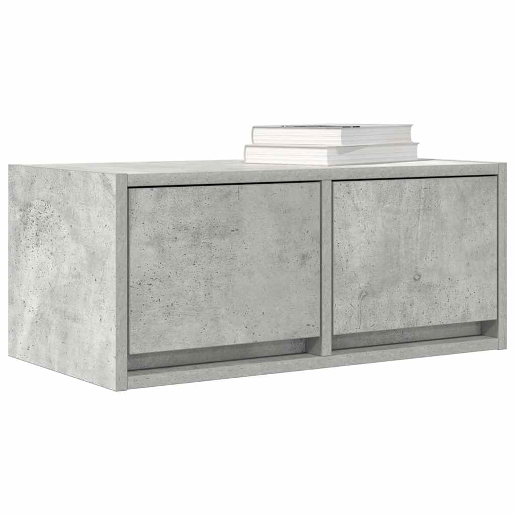 Dulapuri TV 2 buc Beton Gri 60x31x25,5 cm Lemn prelucrat GartenMobel Dekor