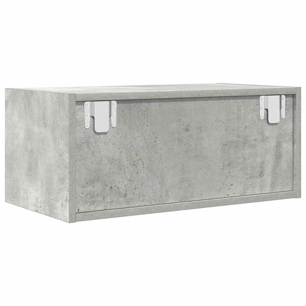 Dulapuri TV 2 buc Beton Gri 60x31x25,5 cm Lemn prelucrat GartenMobel Dekor