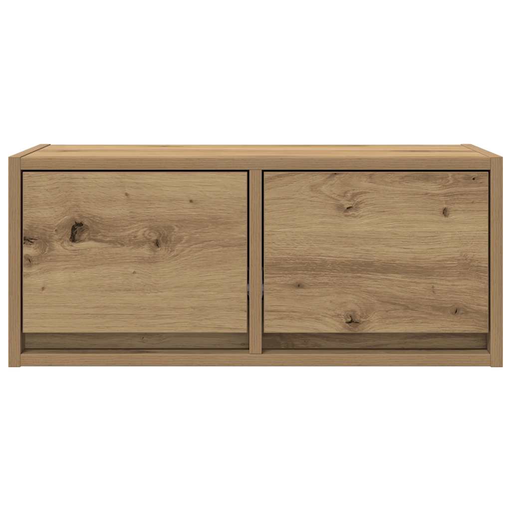 Dulapuri TV 2 buc Stejar Artisan 60x31x25,5 cm Lemn prelucrat GartenMobel Dekor