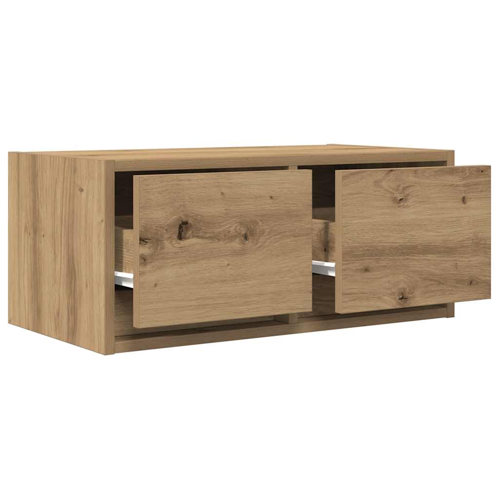 Dulapuri TV 2 buc Stejar Artisan 60x31x25,5 cm Lemn prelucrat GartenMobel Dekor