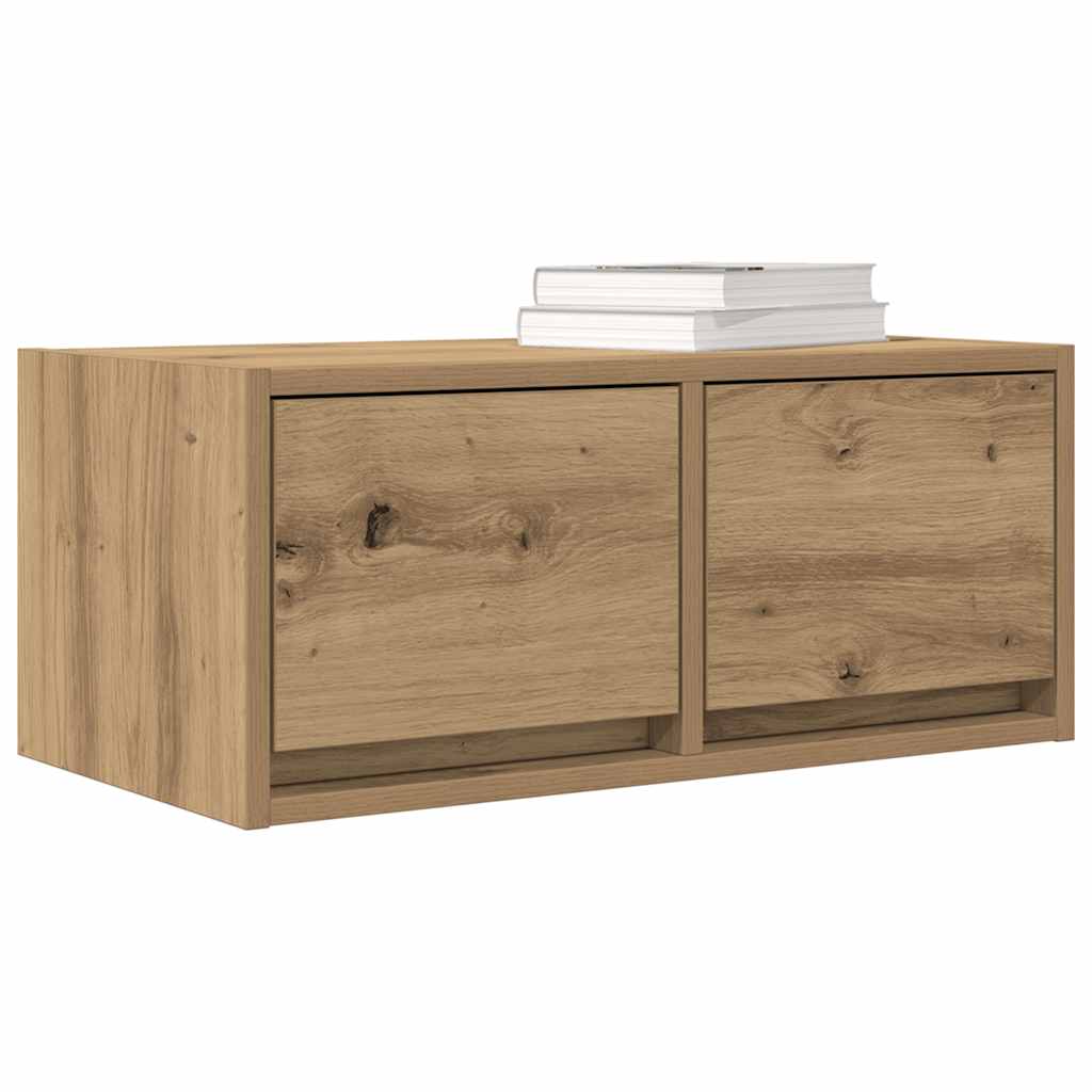 Dulapuri TV 2 buc Stejar Artisan 60x31x25,5 cm Lemn prelucrat GartenMobel Dekor