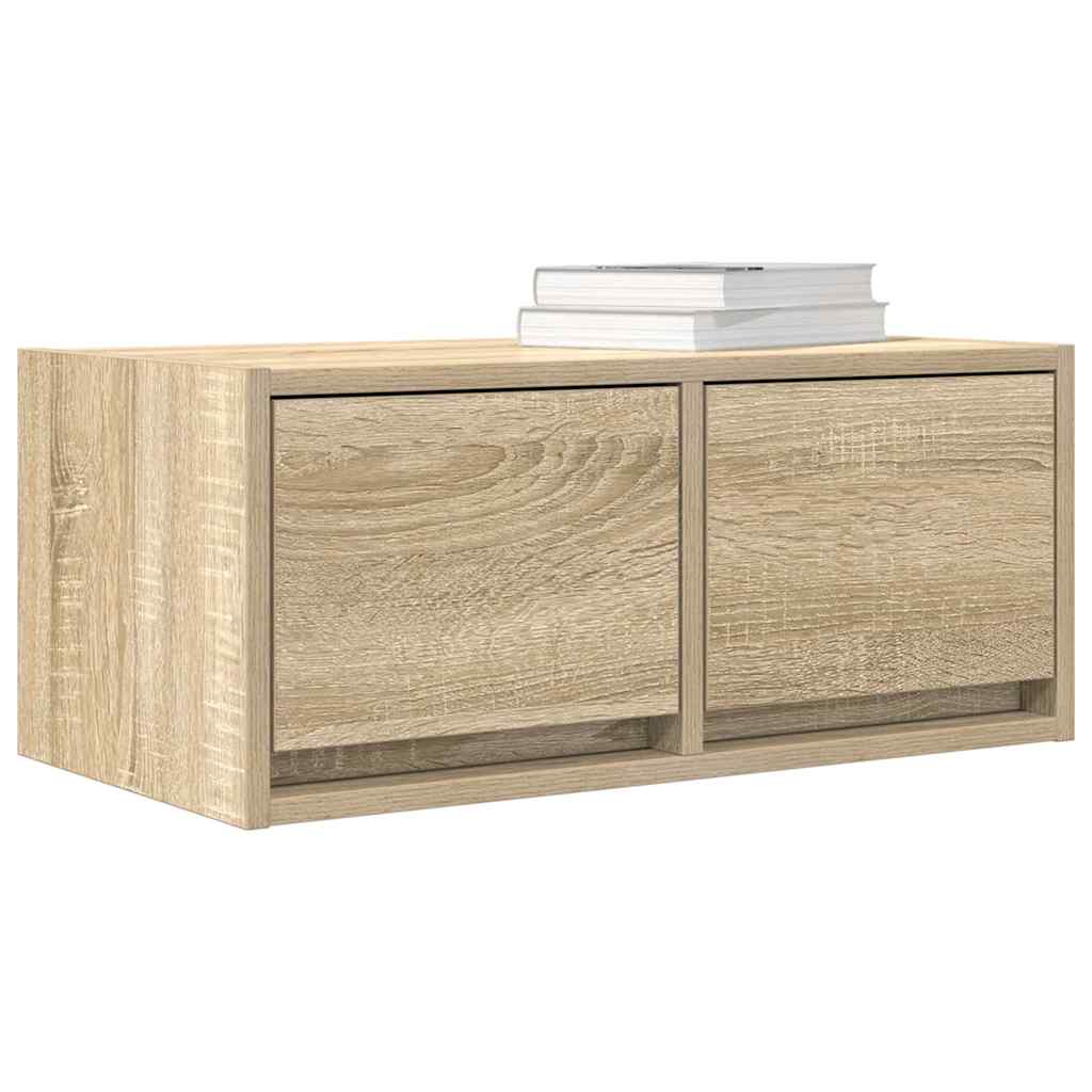 Dulapuri TV 2 buc Stejar Sonoma 60x31x25,5 cm Lemn prelucrat GartenMobel Dekor