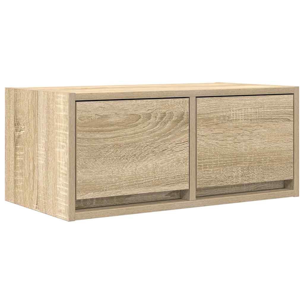 Dulapuri TV 2 buc Stejar Sonoma 60x31x25,5 cm Lemn prelucrat GartenMobel Dekor