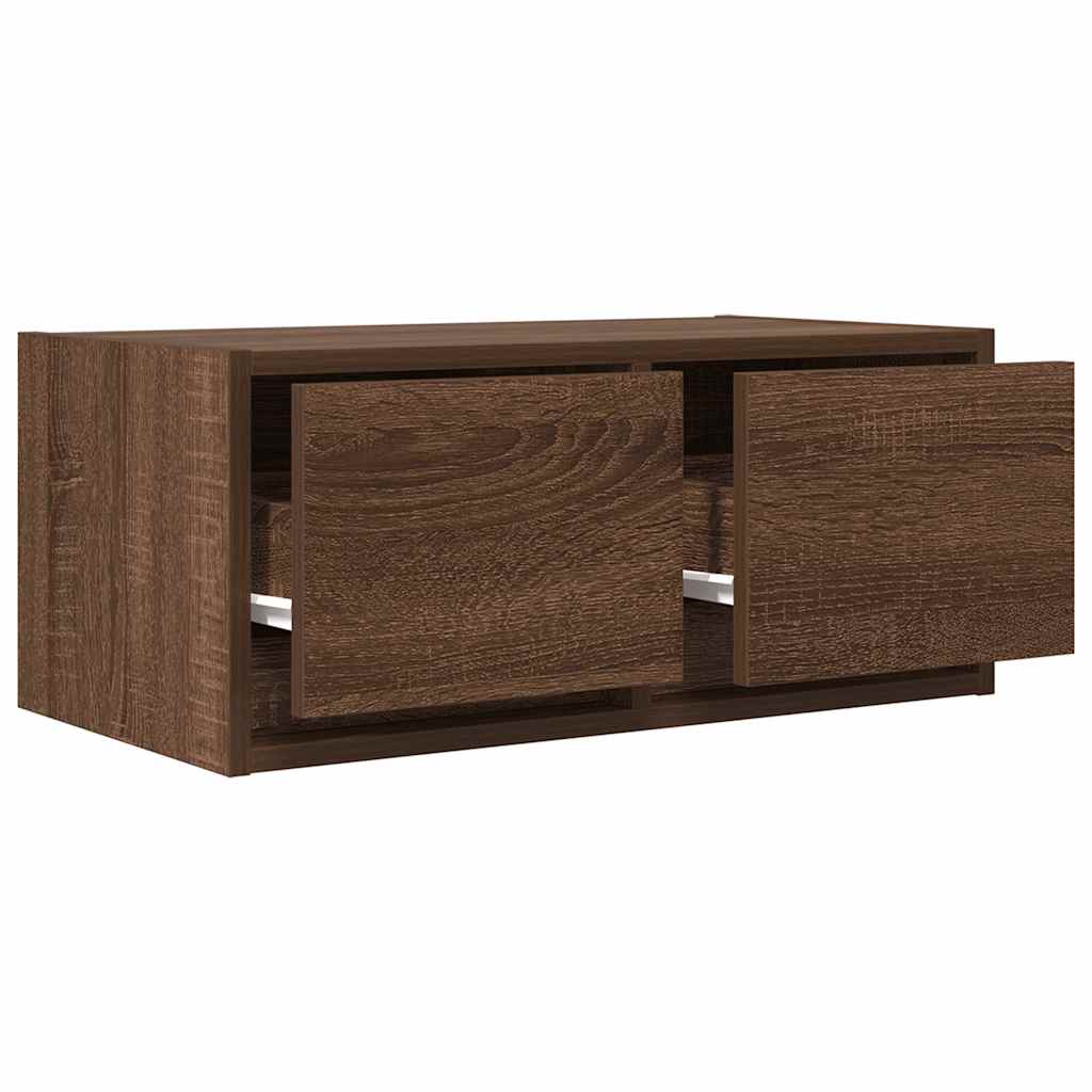 Dulapuri TV 2 buc Stejar maro 60x31x25,5 cm Lemn prelucrat GartenMobel Dekor