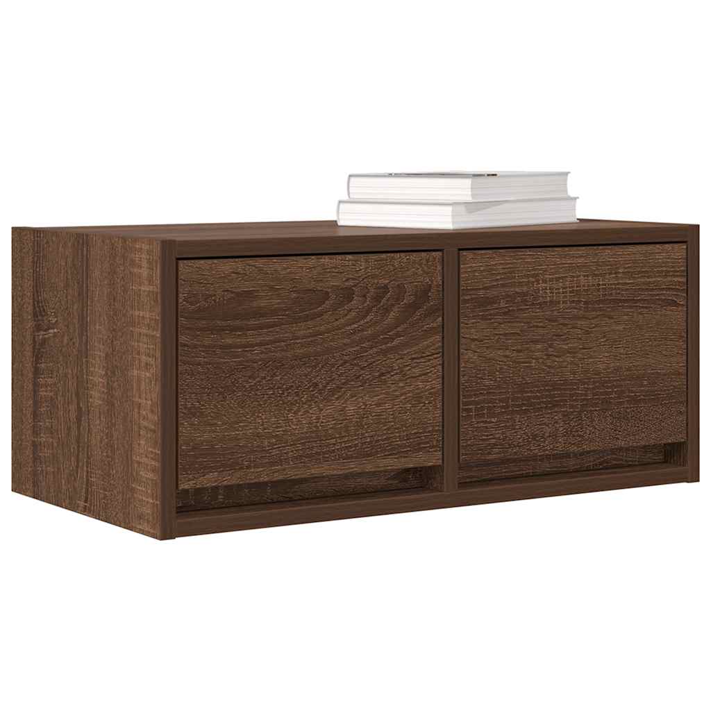 Dulapuri TV 2 buc Stejar maro 60x31x25,5 cm Lemn prelucrat GartenMobel Dekor
