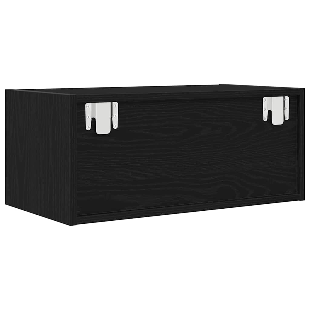 Dulapuri TV 2 buc stejar negru 60x31x25,5 cm lemn prelucrat GartenMobel Dekor