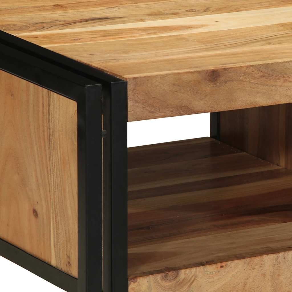 Masuta de cafea 50x50x38 cm din lemn masiv de salcam GartenMobel Dekor