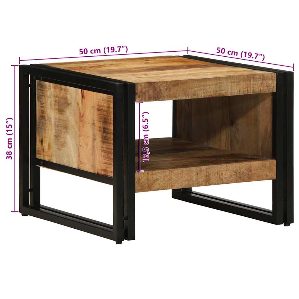 Masuta de cafea 50x50x38 cm lemn masiv de mango GartenMobel Dekor