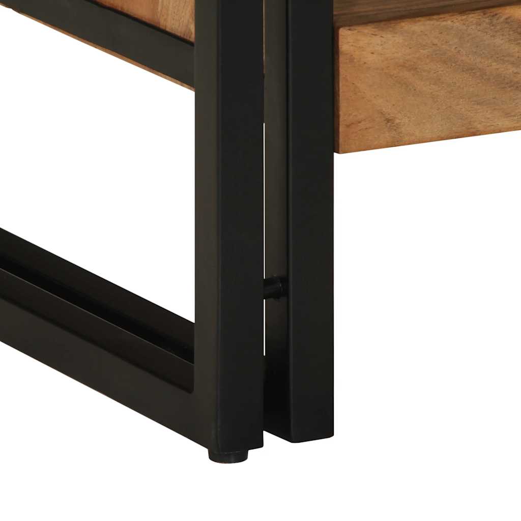 Masuta de cafea 70x50x38 cm din lemn masiv de salcam GartenMobel Dekor