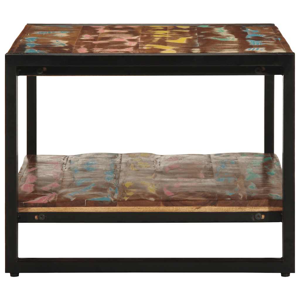 Masuta de cafea multicolora 90x50x38 cm lemn masiv recuperat GartenMobel Dekor