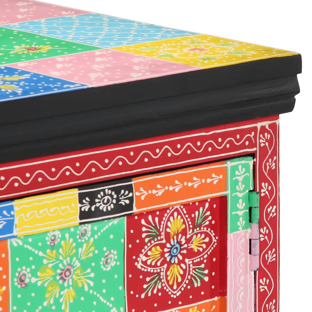 Masuta de cafea multicolora 90x50x40 cm lemn masiv de mango GartenMobel Dekor