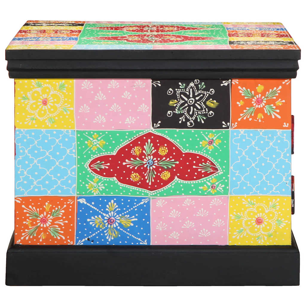 Masuta de cafea multicolora 90x50x40 cm lemn masiv de mango GartenMobel Dekor