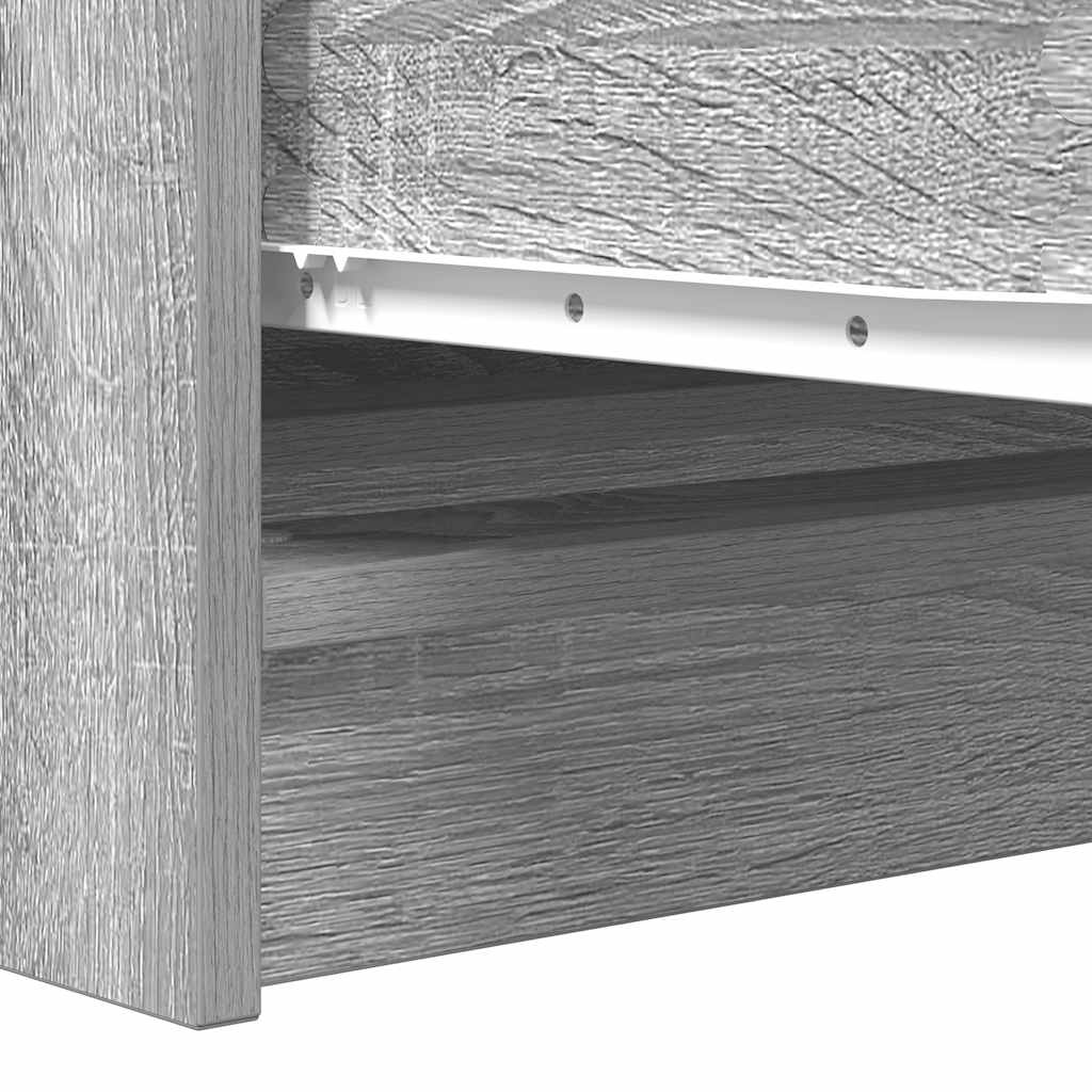 Servantă, gri sonoma, 100x35x76 cm, lemn prelucrat GartenMobel Dekor