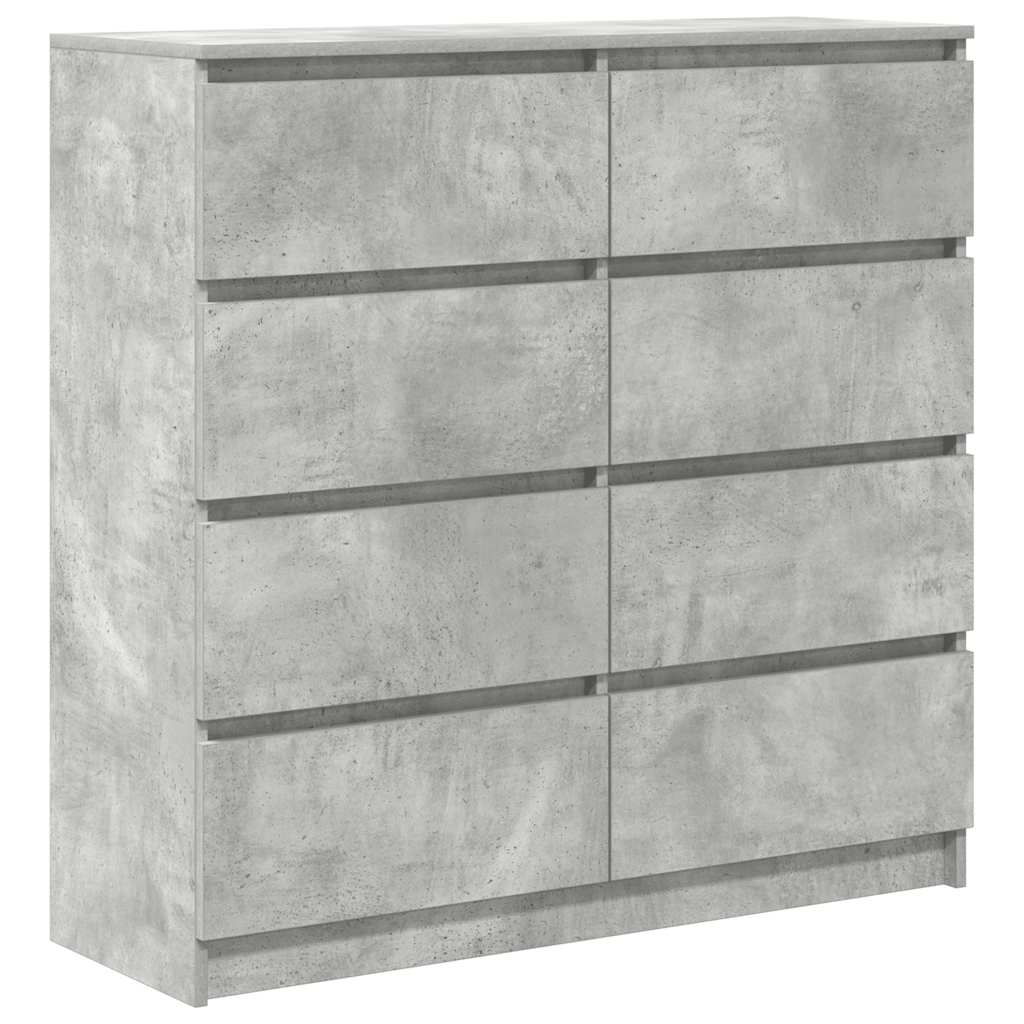Bufetă Gri Beton 100x35x99 cm Lemn prelucrat GartenMobel Dekor