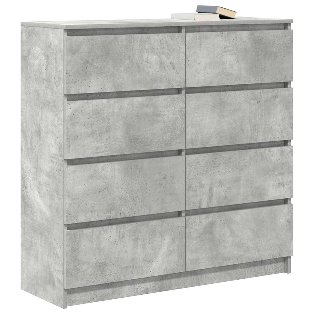 Bufetă Gri Beton 100x35x99 cm Lemn prelucrat GartenMobel Dekor