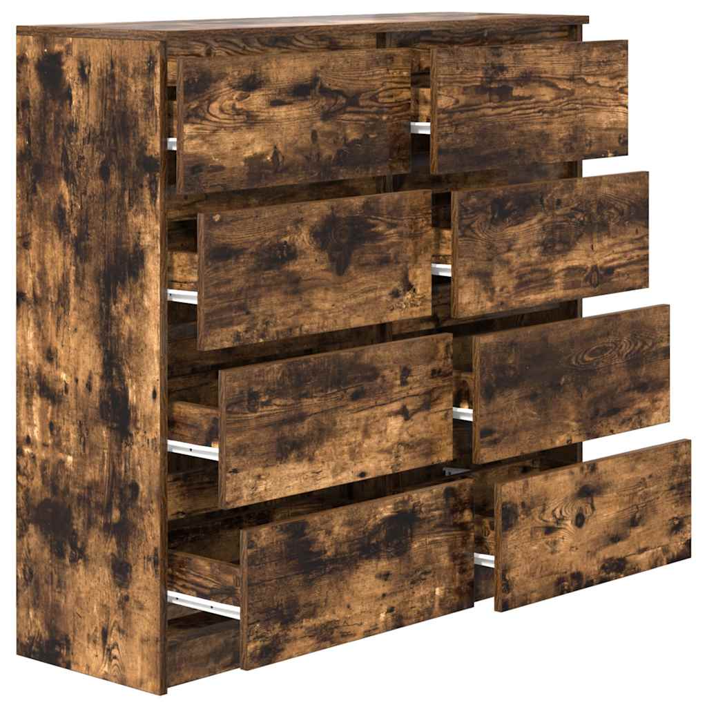 Bufetă Stejar afumat 100x35x99 cm Lemn prelucrat GartenMobel Dekor