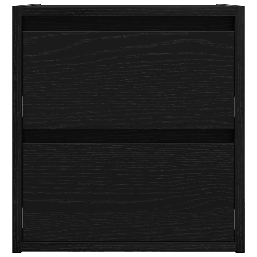 Noptiera montata pe perete Stejar negru 38x34x40 cm GartenMobel Dekor