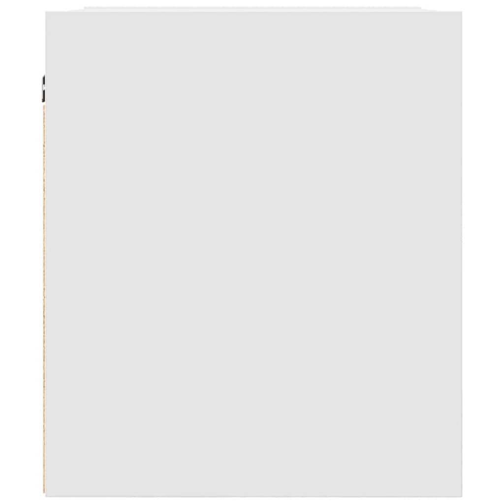 Noptiera montata pe perete alb 38x34x40 cm GartenMobel Dekor