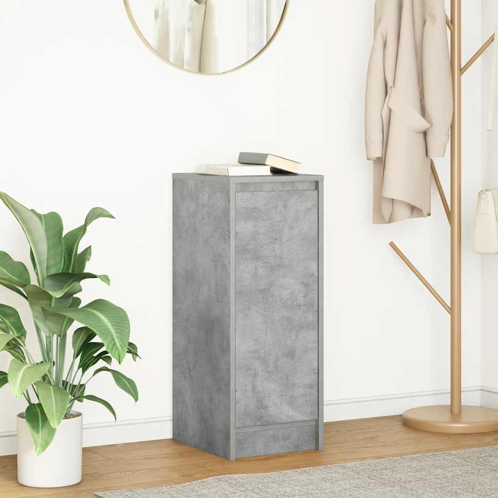 Bufetă Gri Beton 29,5x34x76 cm Lemn prelucrat GartenMobel Dekor