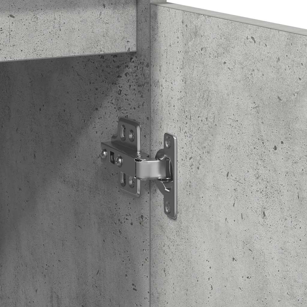 Bufetă Gri Beton 29,5x34x76 cm Lemn prelucrat GartenMobel Dekor