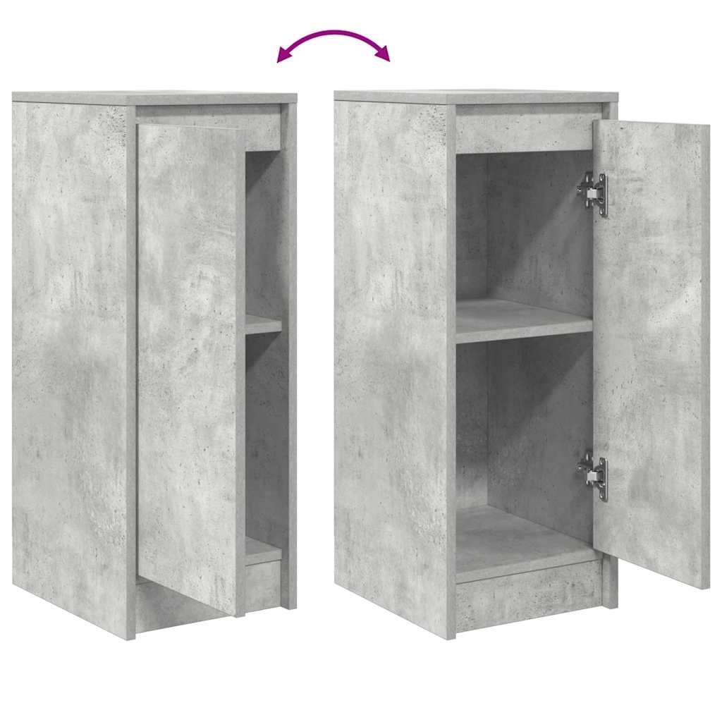 Bufetă Gri Beton 29,5x34x76 cm Lemn prelucrat GartenMobel Dekor
