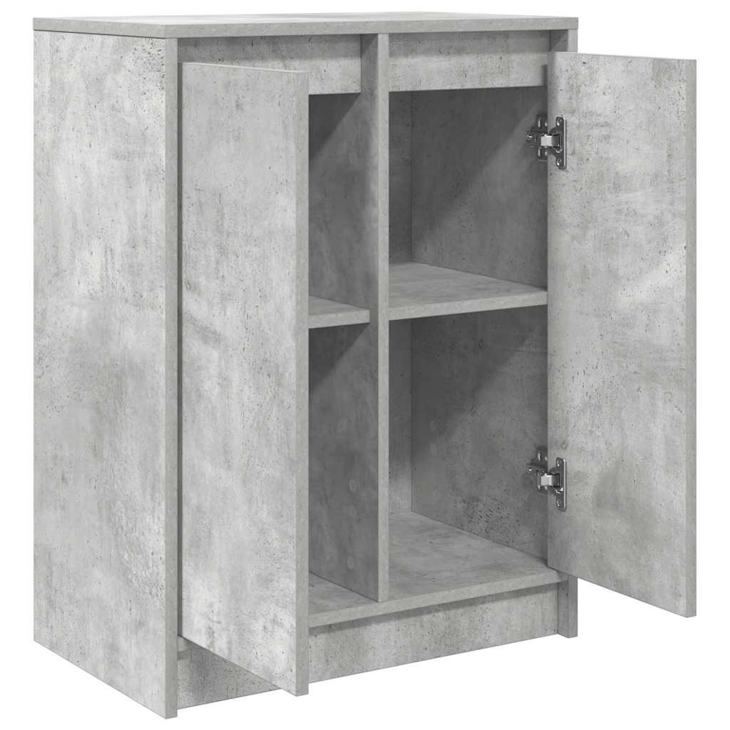 Bufetă Gri Beton 57x34x76 cm Lemn prelucrat GartenMobel Dekor