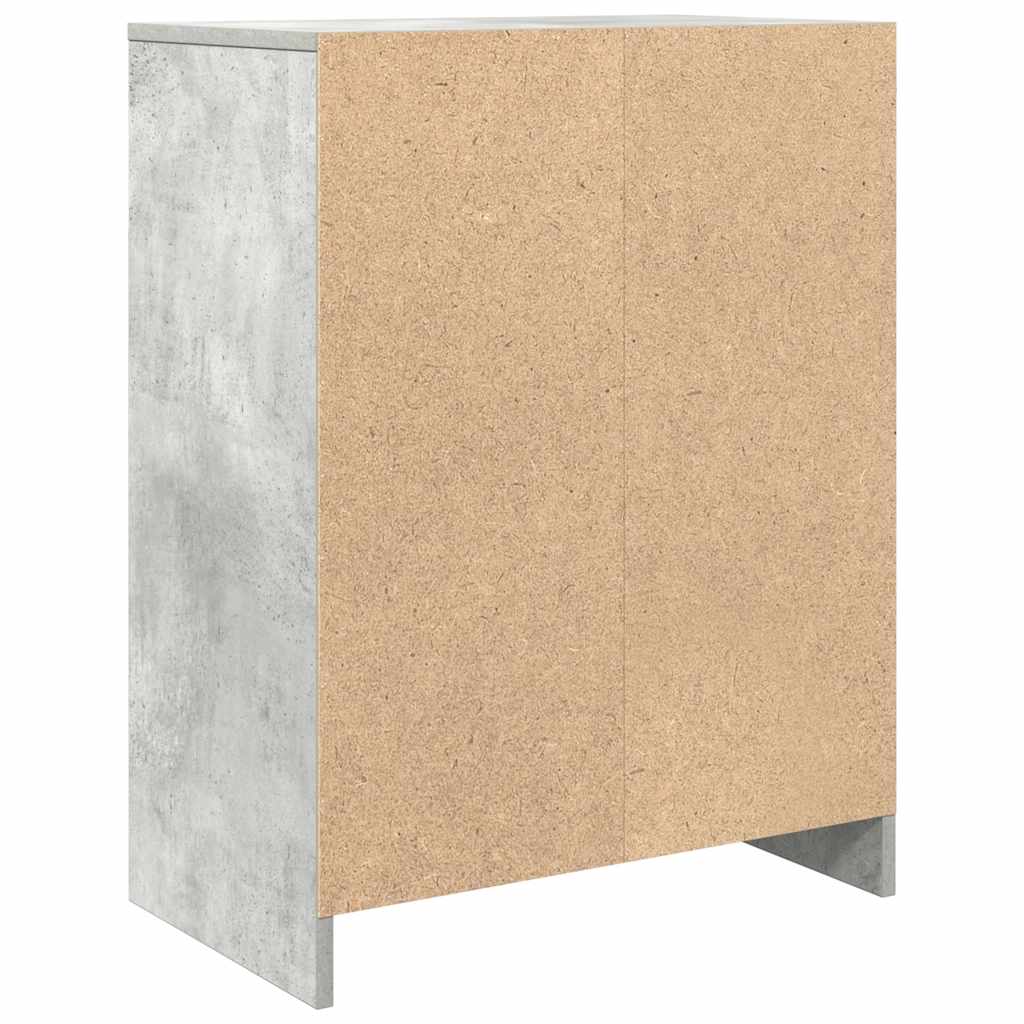 Bufetă Gri Beton 57x34x76 cm Lemn prelucrat GartenMobel Dekor