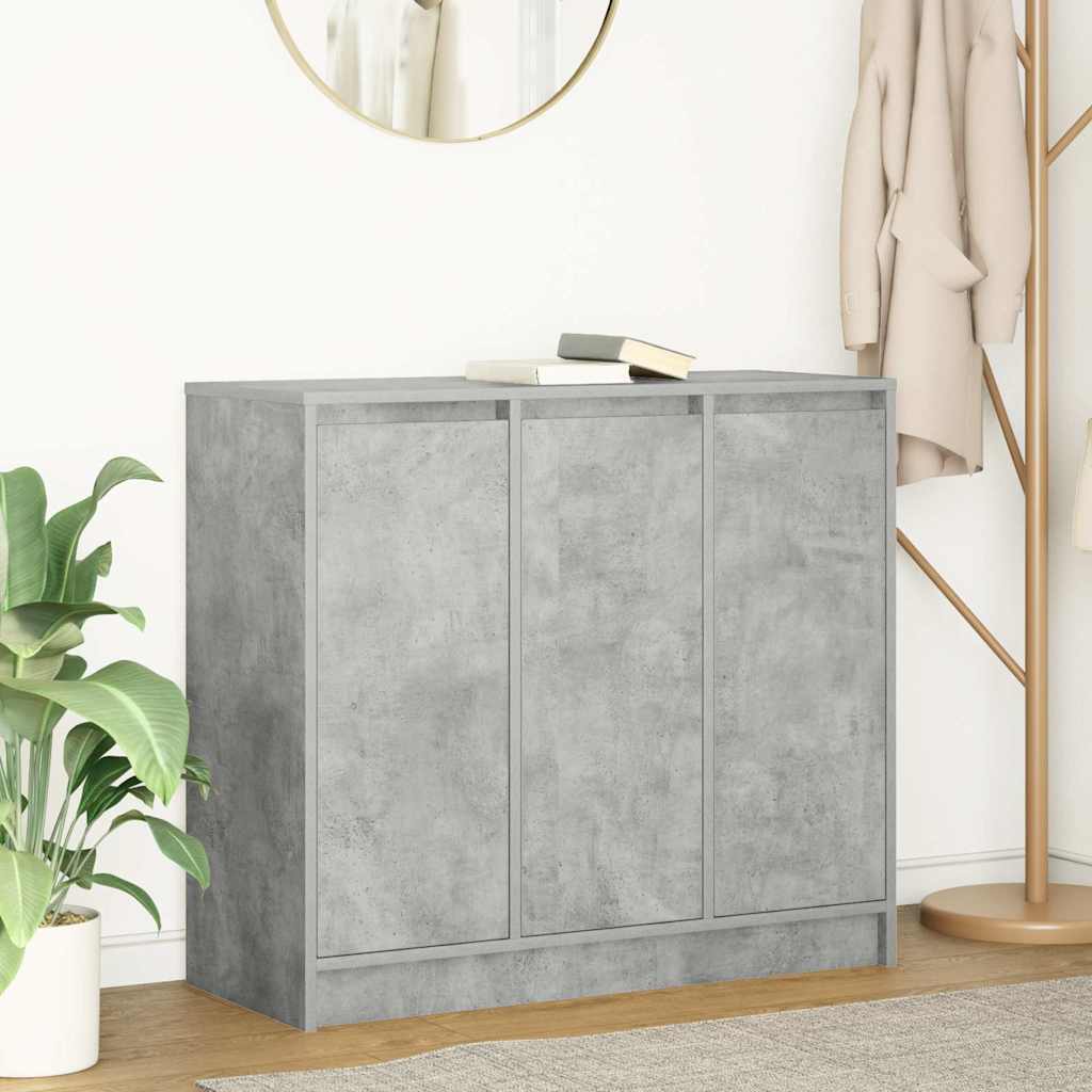 Bufetă Gri Beton 85x34x76 cm Lemn prelucrat GartenMobel Dekor