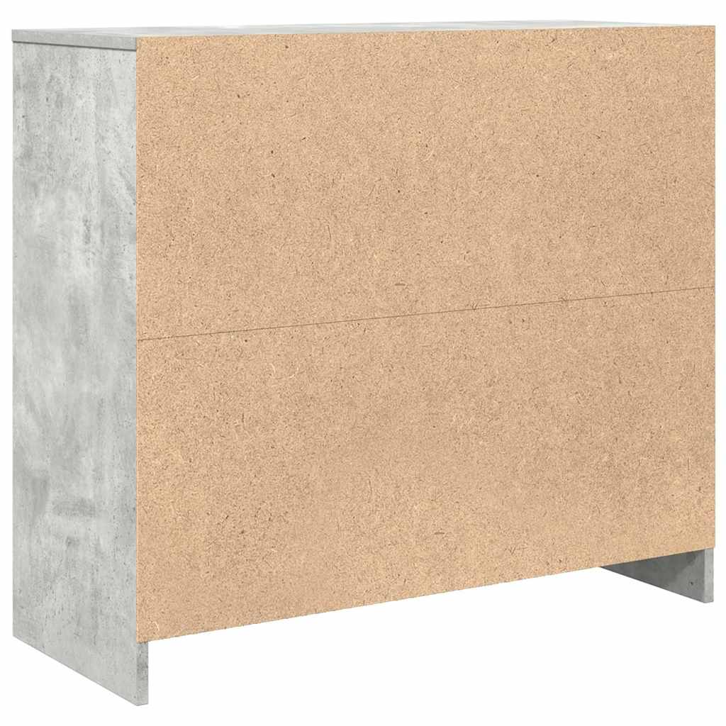 Bufetă Gri Beton 85x34x76 cm Lemn prelucrat GartenMobel Dekor
