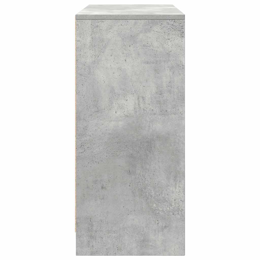 Bufetă Gri Beton 85x34x76 cm Lemn prelucrat GartenMobel Dekor