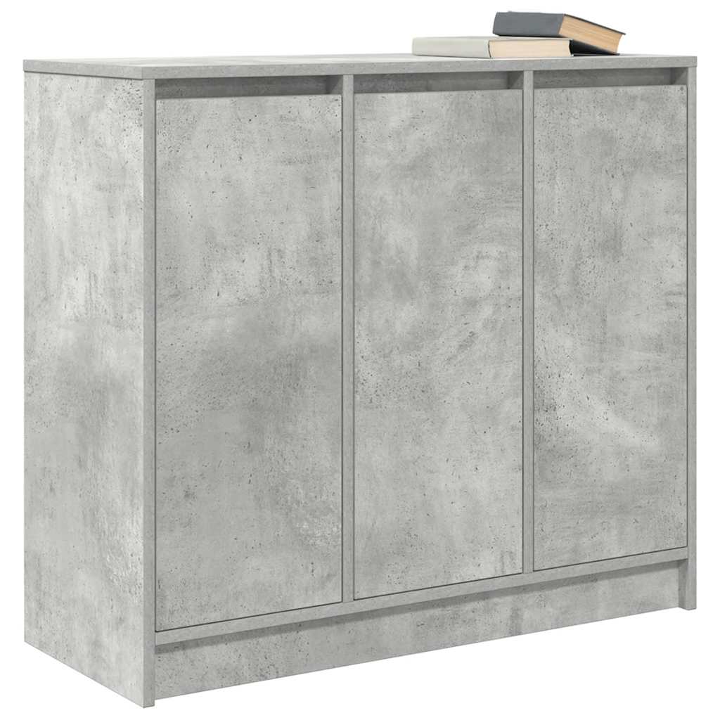 Bufetă Gri Beton 85x34x76 cm Lemn prelucrat GartenMobel Dekor