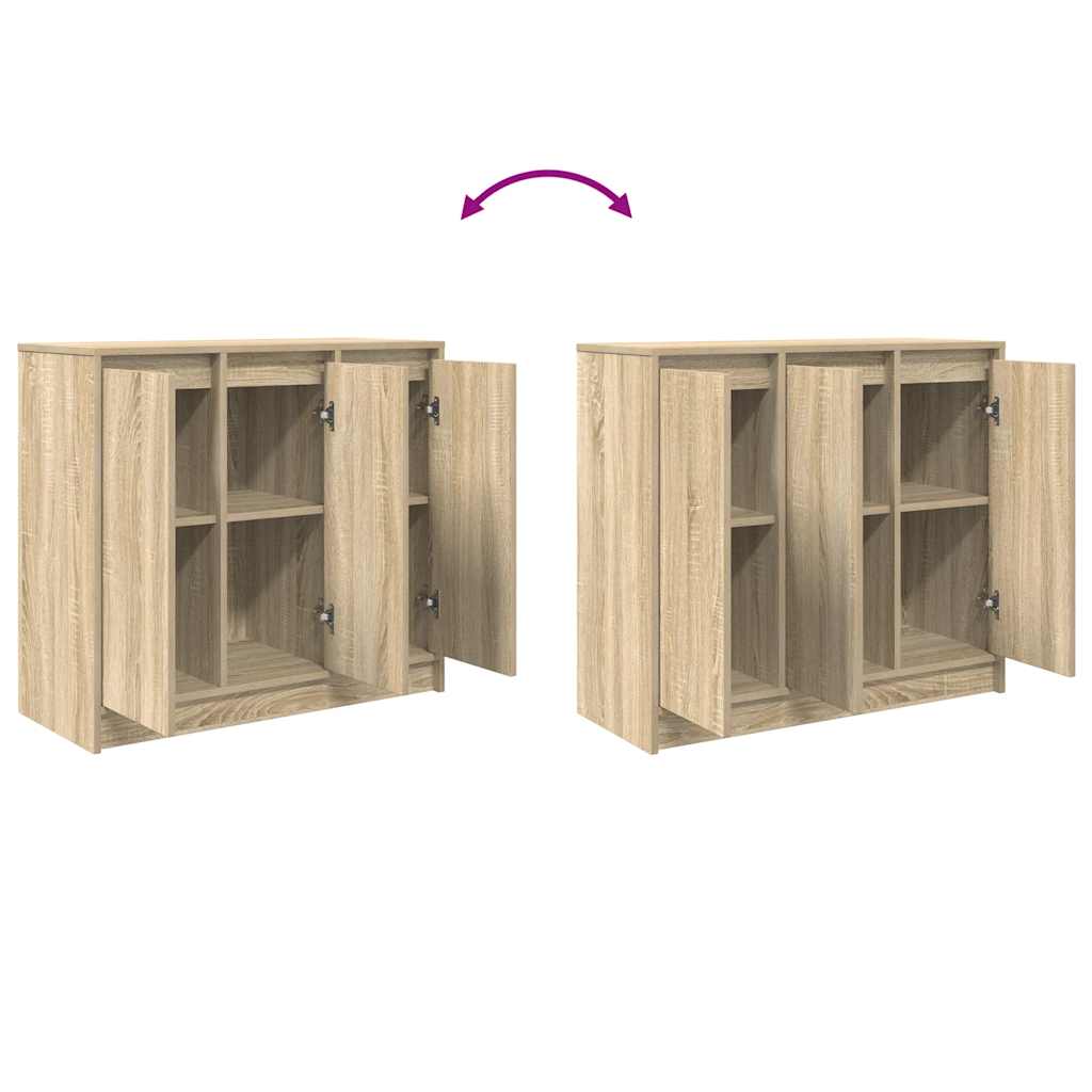 Bufetă Stejar Sonoma 85x34x76 cm Lemn prelucrat GartenMobel Dekor
