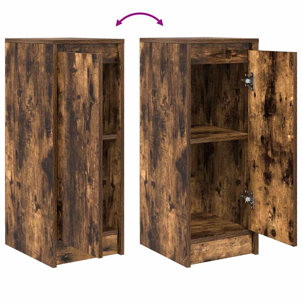 Bufetă Stejar afumat 29,5x34x76 cm Lemn prelucrat GartenMobel Dekor
