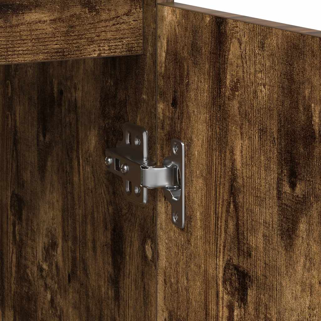 Bufetă Stejar afumat 57x34x76 cm Lemn prelucrat GartenMobel Dekor