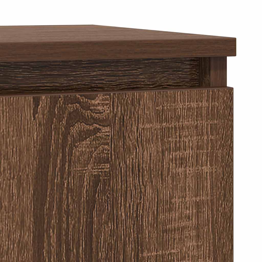 Bufetă Stejar maro 29,5x34x76 cm Lemn prelucrat GartenMobel Dekor